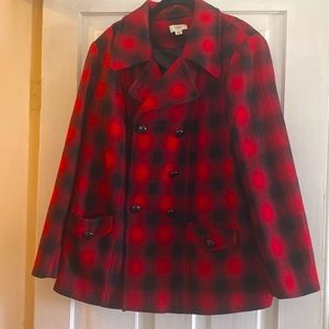 Fall flannel look over coat.  Still looks new no balls or spots